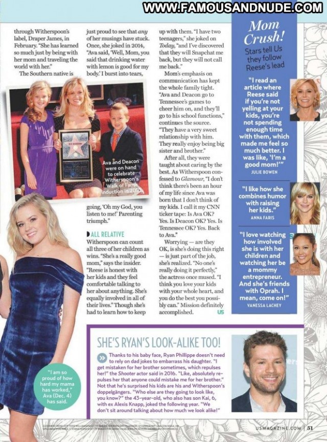 Reese Witherspoon No Source Beautiful Magazine Posing Hot Paparazzi